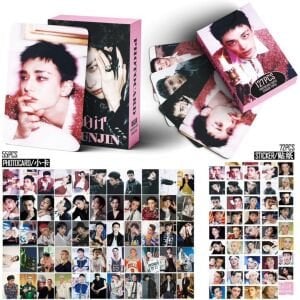 STRAY KIDS Hyunjin '' DO IT '' Çift Yön Baskılı Lomo Card Seti (55 Pcs)