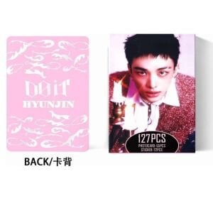STRAY KIDS Hyunjin '' DO IT '' Çift Yön Baskılı Lomo Card Seti (55 Pcs)