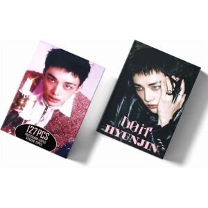 STRAY KIDS Hyunjin '' DO IT '' Çift Yön Baskılı Lomo Card Seti (55 Pcs)