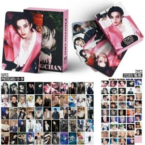 STRAY KIDS Bangchan '' DO IT '' Çift Yön Baskılı Lomo Card Seti (55 Pcs)