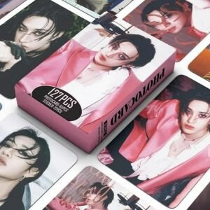 STRAY KIDS Bangchan '' DO IT '' Çift Yön Baskılı Lomo Card Seti (55 Pcs)