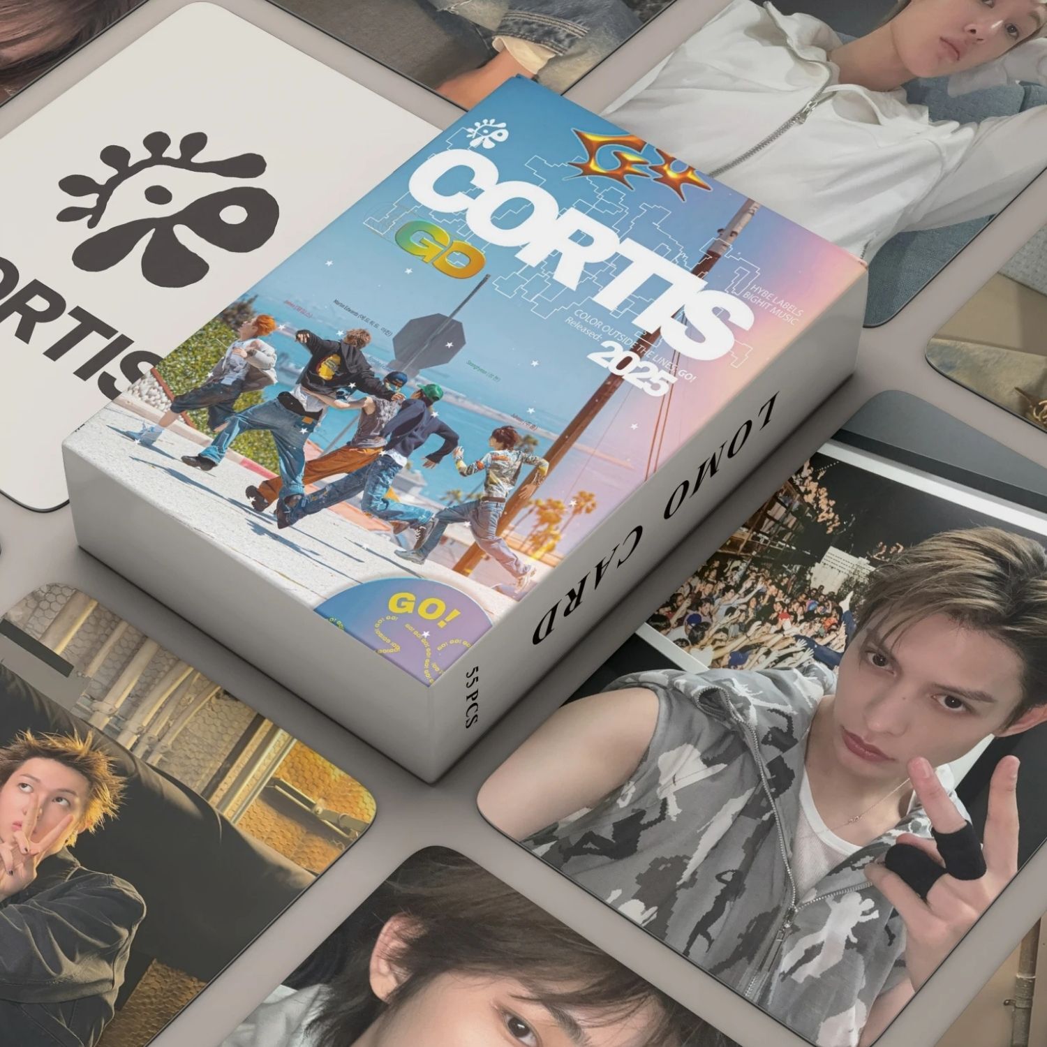 CORTIS ''GO ! '' Çift Yön Baskılı Lomo Card Seti (55 Pcs)