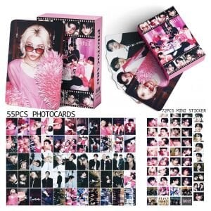 STRAY KIDS '' DO IT '' Çift Yön Baskılı Lomo Card Seti (55 Pcs)