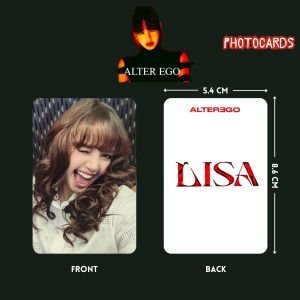 BLACKPINK Lisa '' Alter Ego '' Photocards Set POB 1