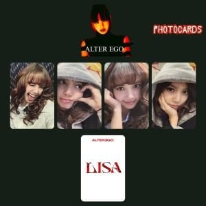 BLACKPINK Lisa '' Alter Ego '' Photocards Set POB 1