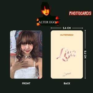 BLACKPINK Lisa '' Alter Ego '' SUNNI Photocards Set