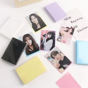 Renk Fonlu Desensiz Kart Koruyucu/Sleeve (5 Adet)