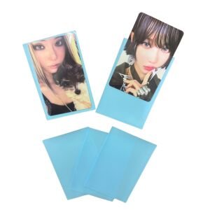 Renk Fonlu Desensiz Kart Koruyucu/Sleeve (5 Adet) Sarı