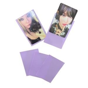 Renk Fonlu Desensiz Kart Koruyucu/Sleeve (5 Adet)