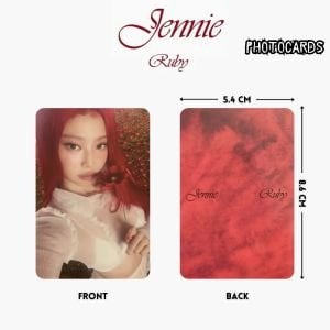 BLACKPINK Jennie '' Ruby '' Photocards Set 2