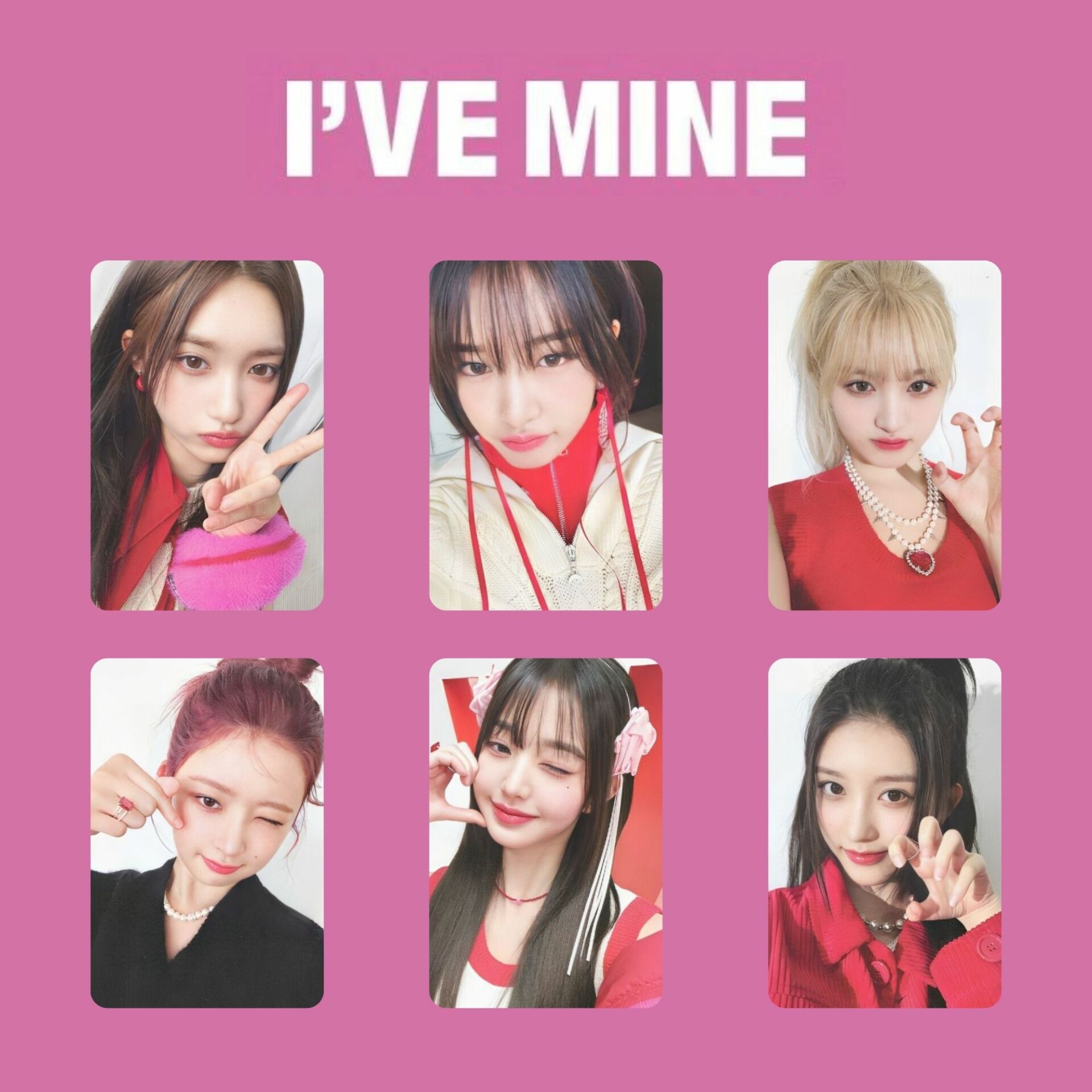 IVE '' I'VE MINE '' Albüm PC Set 1