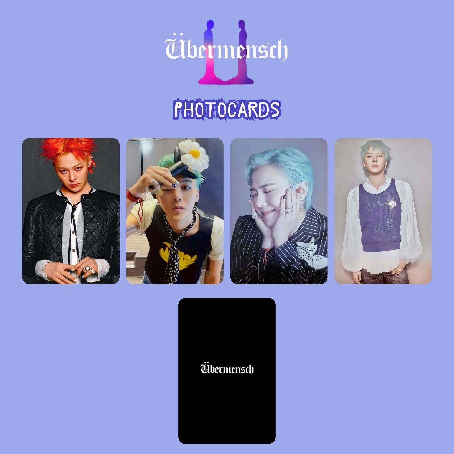 G-DRAGON  '' Übermensch '' Photocards Set 1