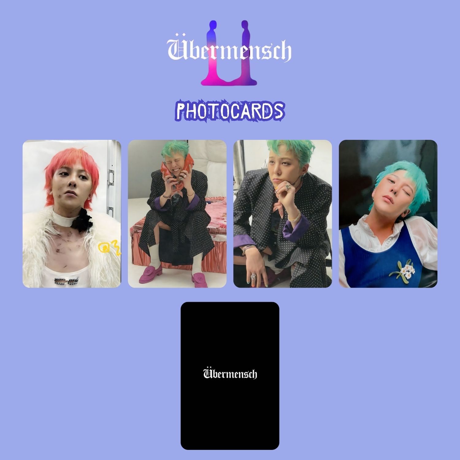 G-DRAGON  '' Übermensch '' Photocards Set 2
