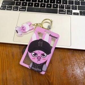 STRAY KIDS Changbin '' DWaekki '' Sert Kapak Card Holder/Anahtarlık