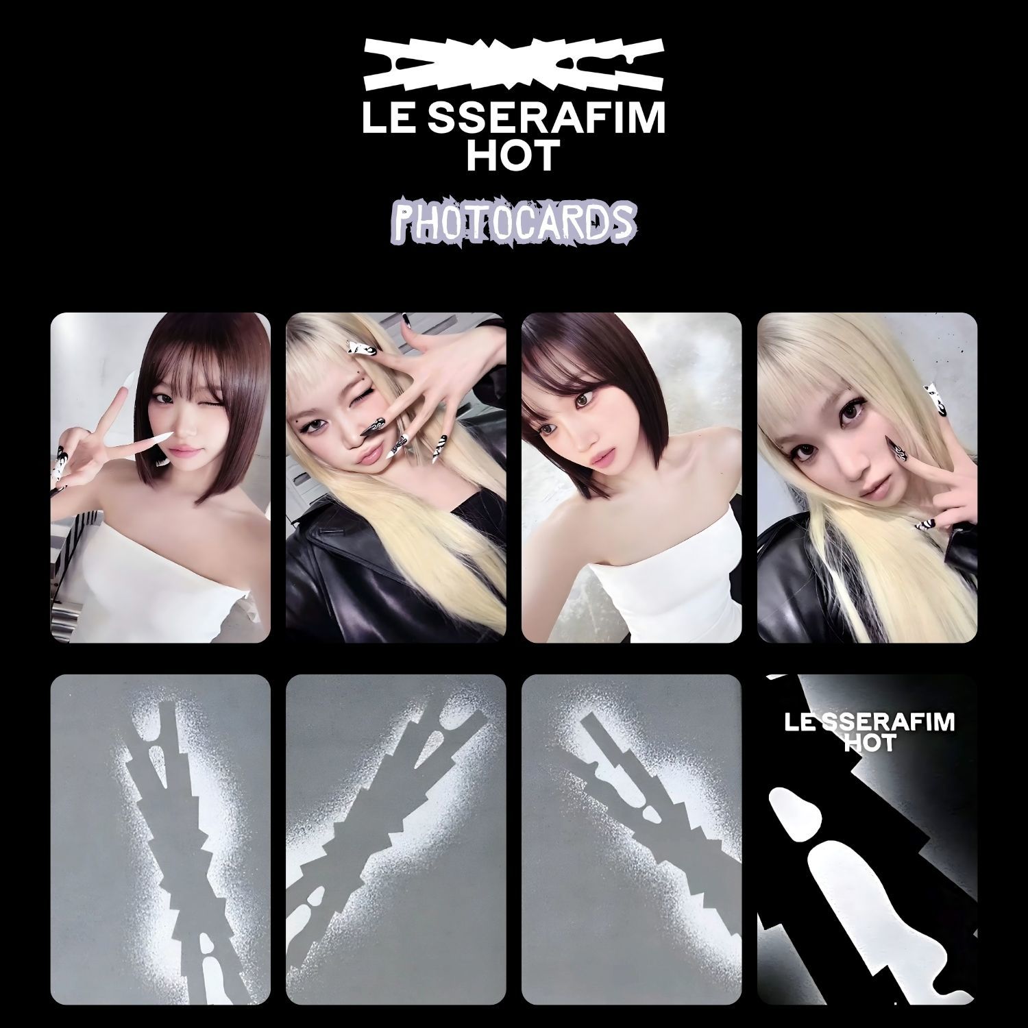 LE SSERAFIM Chaewon '' HOT '' Photocards Set