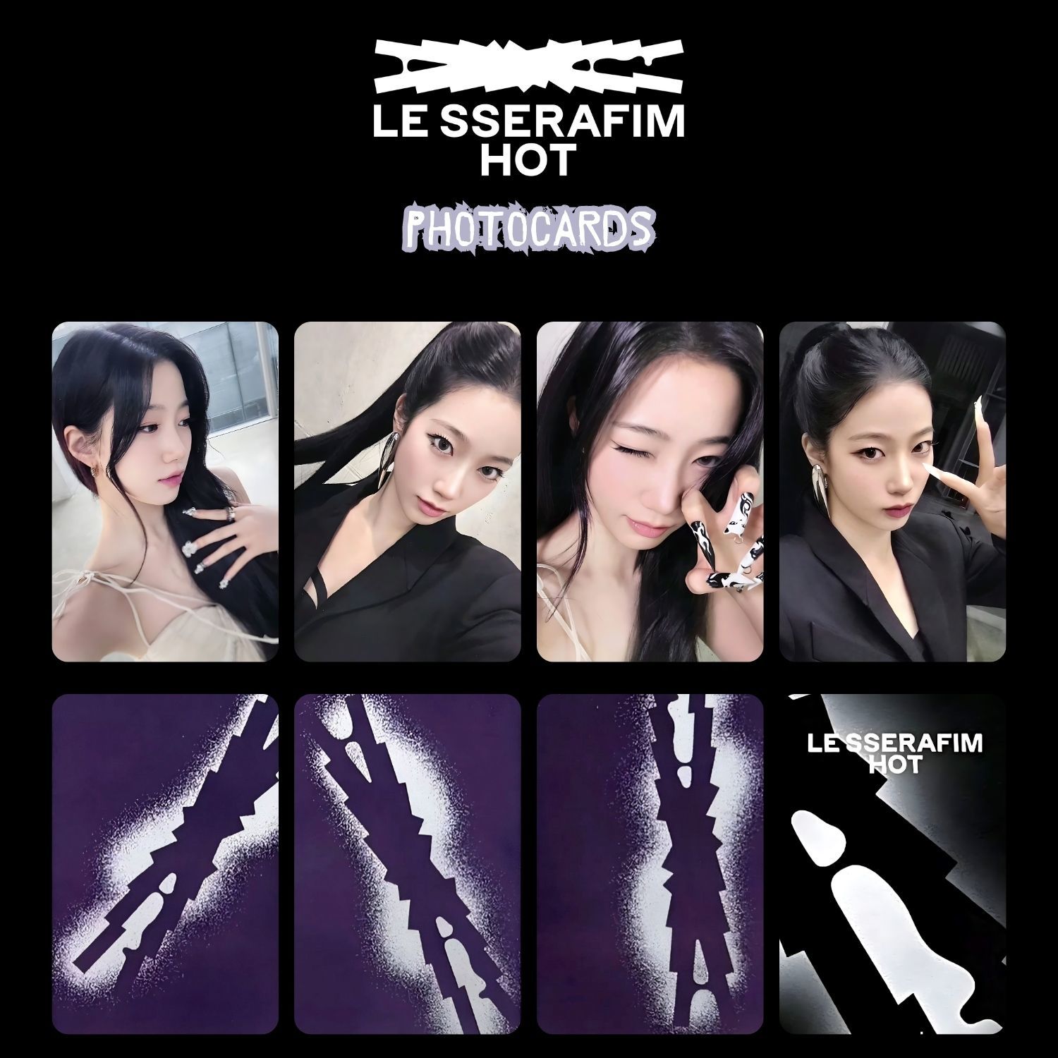 LE SSERAFIM Kazuha '' HOT '' Photocards Set