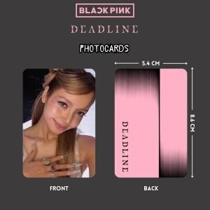 BLACKPINK '' Deadline '' Pink Ver. Photocards Set