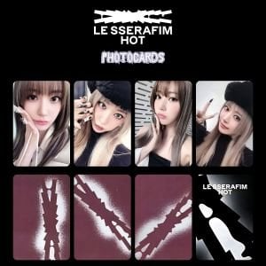 LE SSERAFIM Sakura '' HOT '' Photocards Set