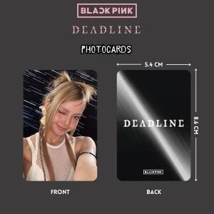 BLACKPINK '' Deadline '' Silver Ver. Photocards Set