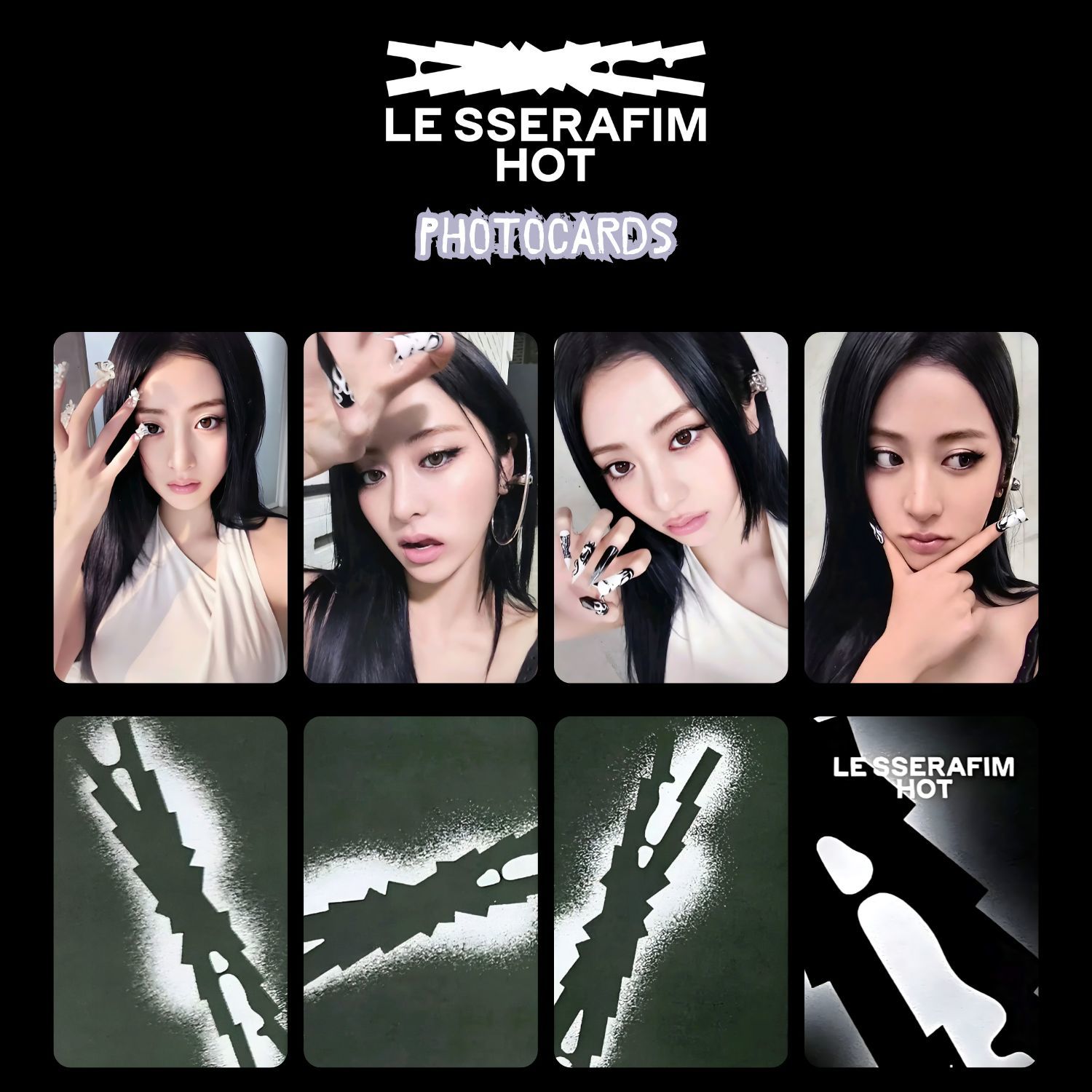 LE SSERAFIM Yunjin '' HOT '' Photocards Set