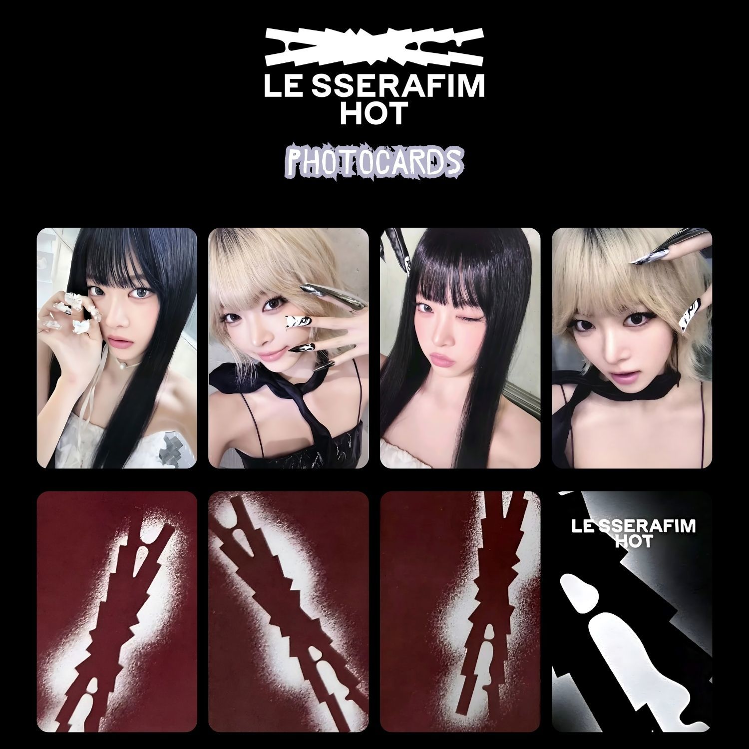 LE SSERAFIM Eunchae '' HOT '' Photocards Set