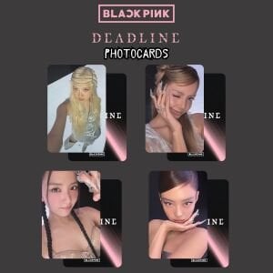 BLACKPINK '' Deadline '' Silver Limited Ver. Photocards Set