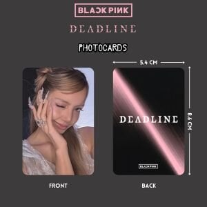 BLACKPINK '' Deadline '' Silver Limited Ver. Photocards Set