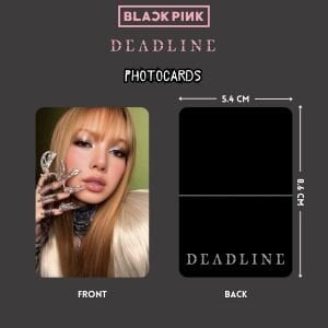 BLACKPINK '' Deadline '' Gray Ver. Photocards Set