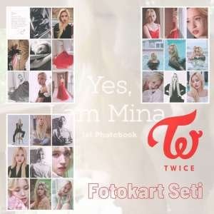 TWICE ''Yes, I am Mina'' Fotokart Seti
