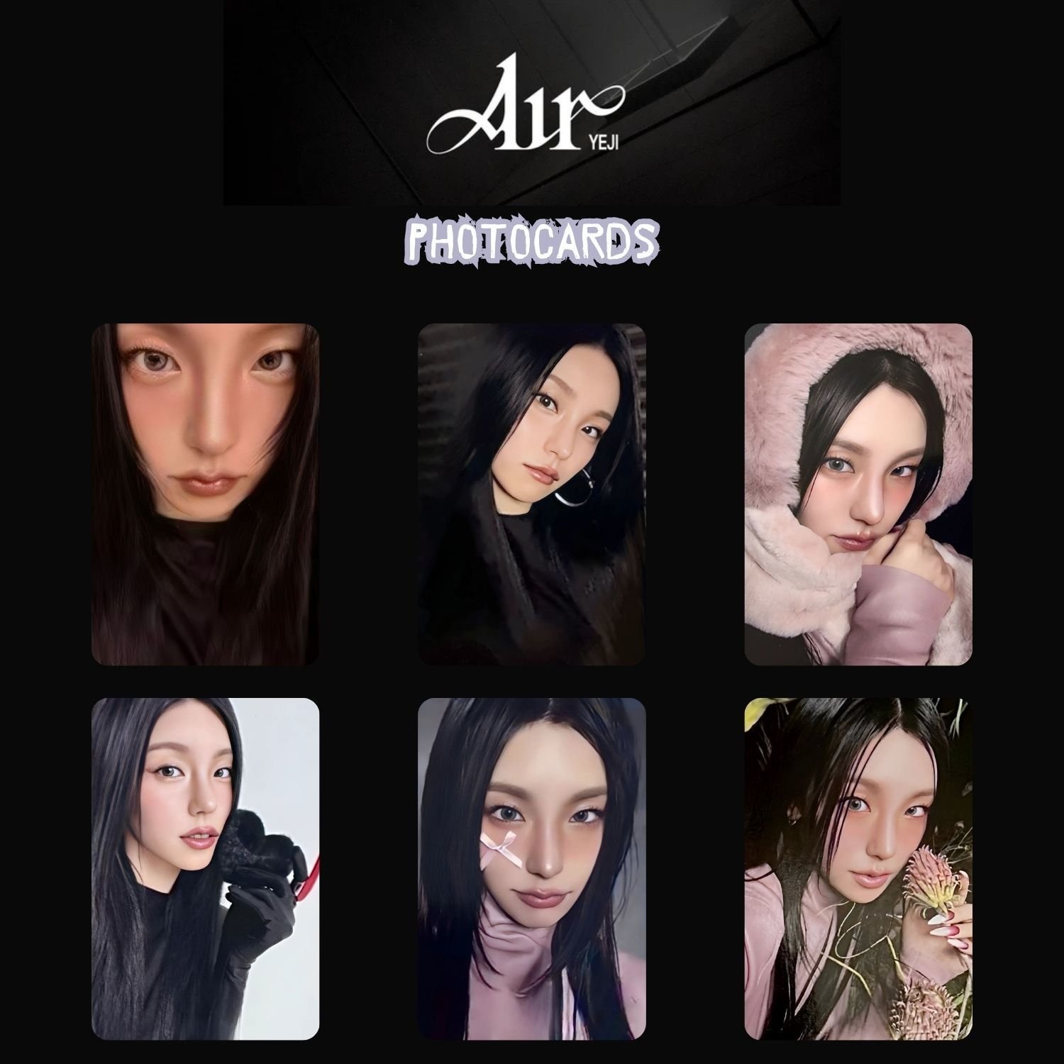 ITZY Yeji '' AIR '' Photocards Set A