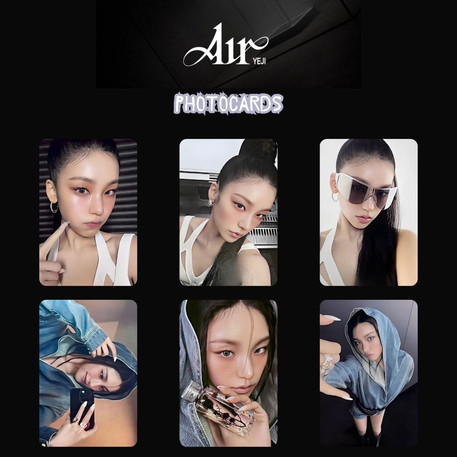 ITZY Yeji '' AIR '' Photocards Set B