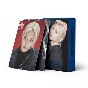 STRAY KIDS '' Felix '' Çift Yön Baskılı Lomo Card Seti