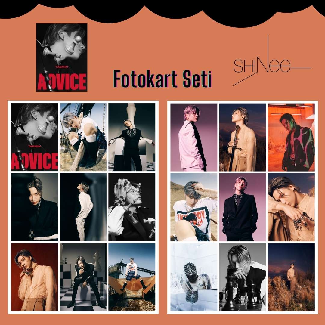 SHINee '' Taemin Advice ''  Fotokart Seti