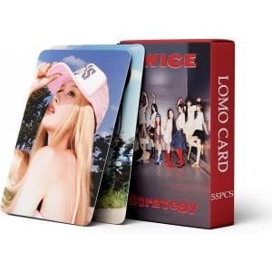 TWICE '' Strategy '' Çift Yön Baskılı Lomo Card Seti