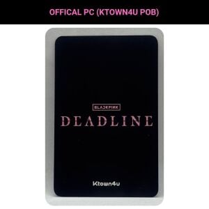BLACKPINK Jisoo '' DEADLINE '' Ktown4U POB Photocard