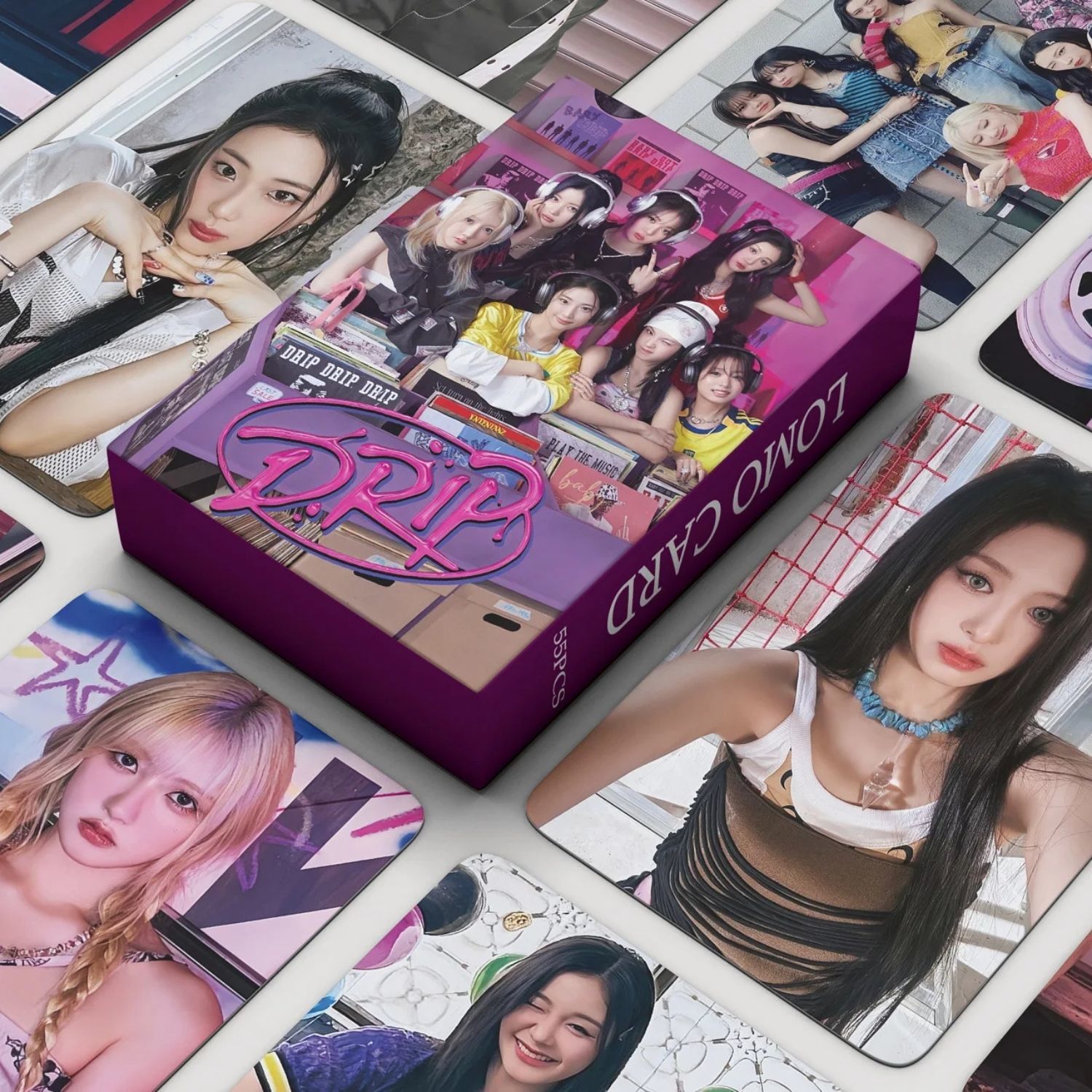 BABYMONSTER '' Drip '' Çift Yön Baskılı Lomo Card Seti