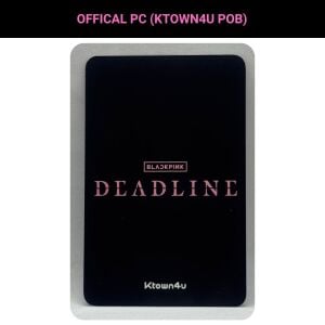 BLACKPINK Rose '' DEADLINE '' Ktown4U POB Photocard