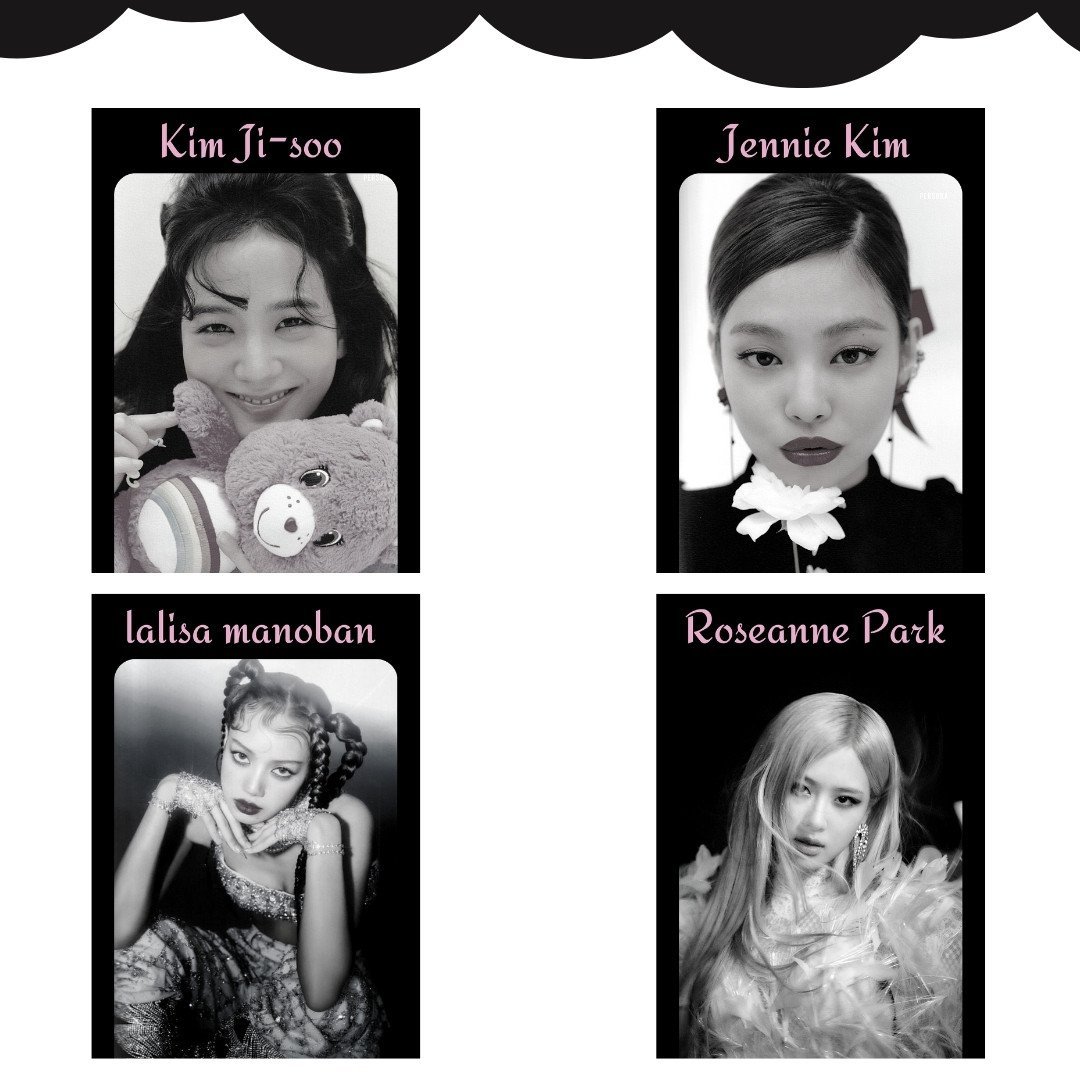 BLACKPINK '' Tüm Üyeler '' Poster Set