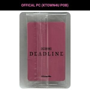 BLACKPINK Rose '' DEADLINE '' Ktown4U POB 2 Photocard
