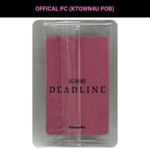 BLACKPINK Lisa '' DEADLINE '' Ktown4U POB 2 Photocard