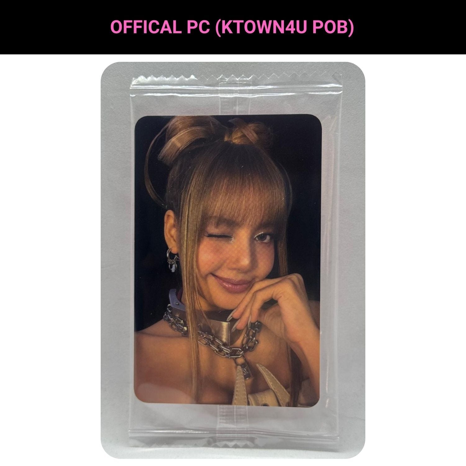 BLACKPINK Lisa '' DEADLINE '' Ktown4U POB 2 Photocard