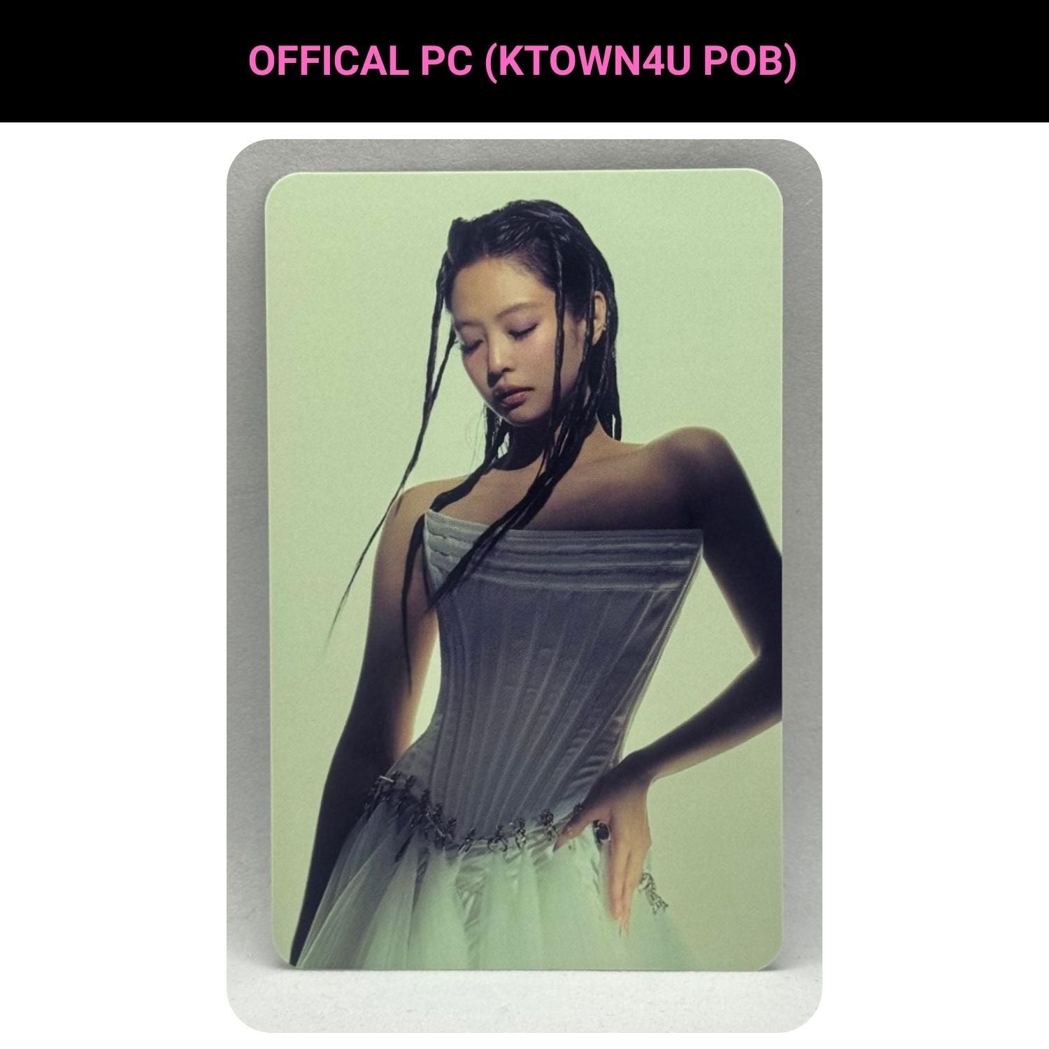 BLACKPINK Jennie '' DEADLINE '' Ktown4U POB 3 Photocard