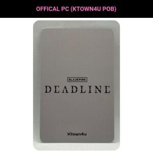 BLACKPINK Lisa '' DEADLINE '' Ktown4U POB 3 Photocard