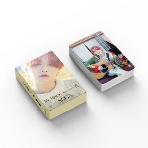 BTS Suga '' Me, MySelf, & '' Çift Yön Baskılı Lomo Card Seti
