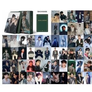 BTS Jungkook '' Golden '' Çift Yön Baskılı Lomo Card Seti