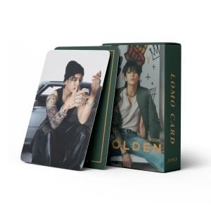 BTS Jungkook '' Golden '' Çift Yön Baskılı Lomo Card Seti