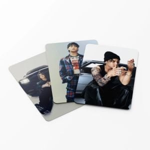 BTS Jungkook '' Golden '' Çift Yön Baskılı Lomo Card Seti