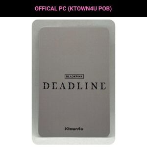 BLACKPINK Jisoo '' DEADLINE '' Ktown4U POB 3 Photocard