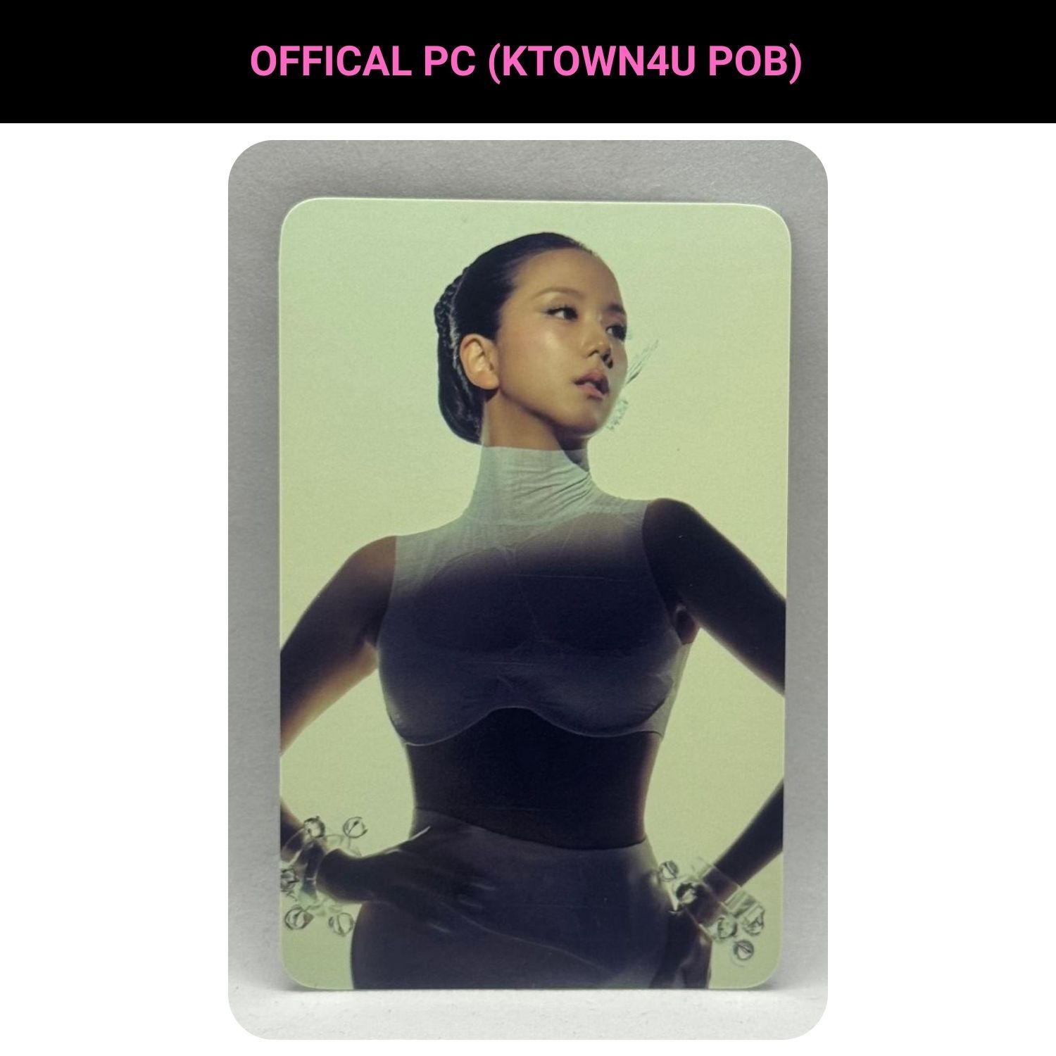 BLACKPINK Jisoo '' DEADLINE '' Ktown4U POB 3 Photocard