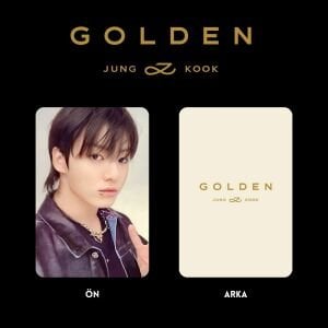BTS Jungkook '' GOLDEN ''  Albüm PC Set